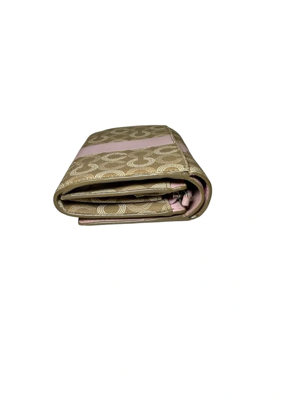Vintage Y2K Coach Madison Dotted Op Art Trifold Wallet